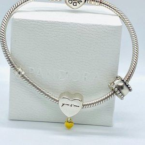 PANDORA Two Hearts Dangle Charm